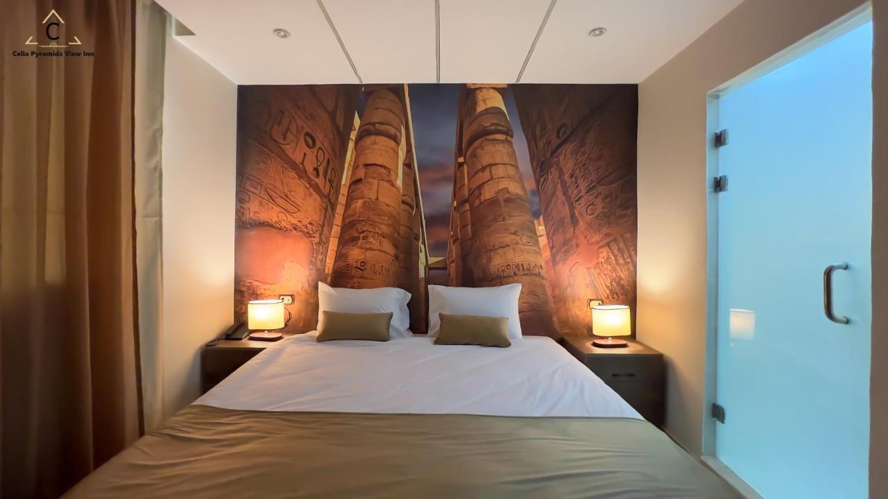 Celia Pyramids View Inn Nazlet el-Sîsi Kültér fotó