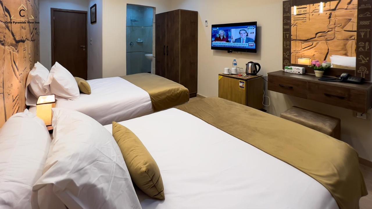 Celia Pyramids View Inn Nazlet el-Sîsi Kültér fotó