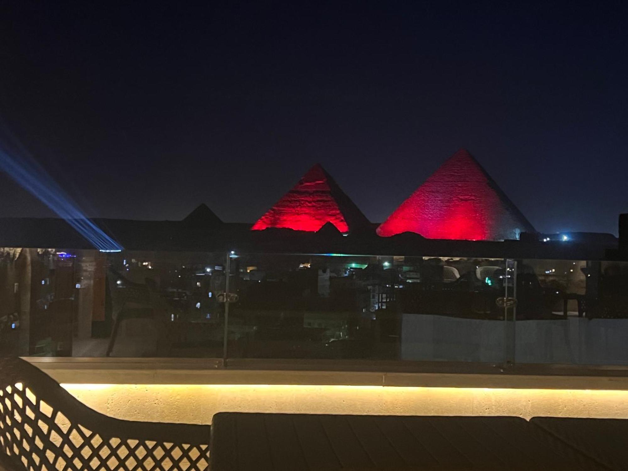 Celia Pyramids View Inn Nazlet el-Sîsi Kültér fotó