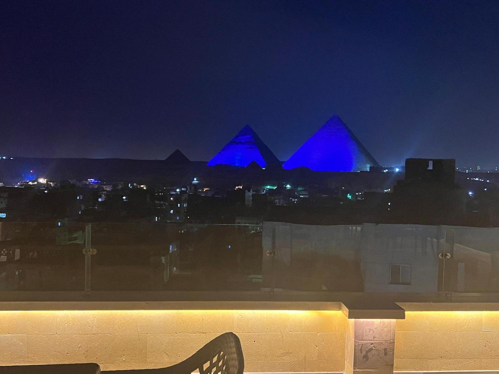 Celia Pyramids View Inn Nazlet el-Sîsi Kültér fotó