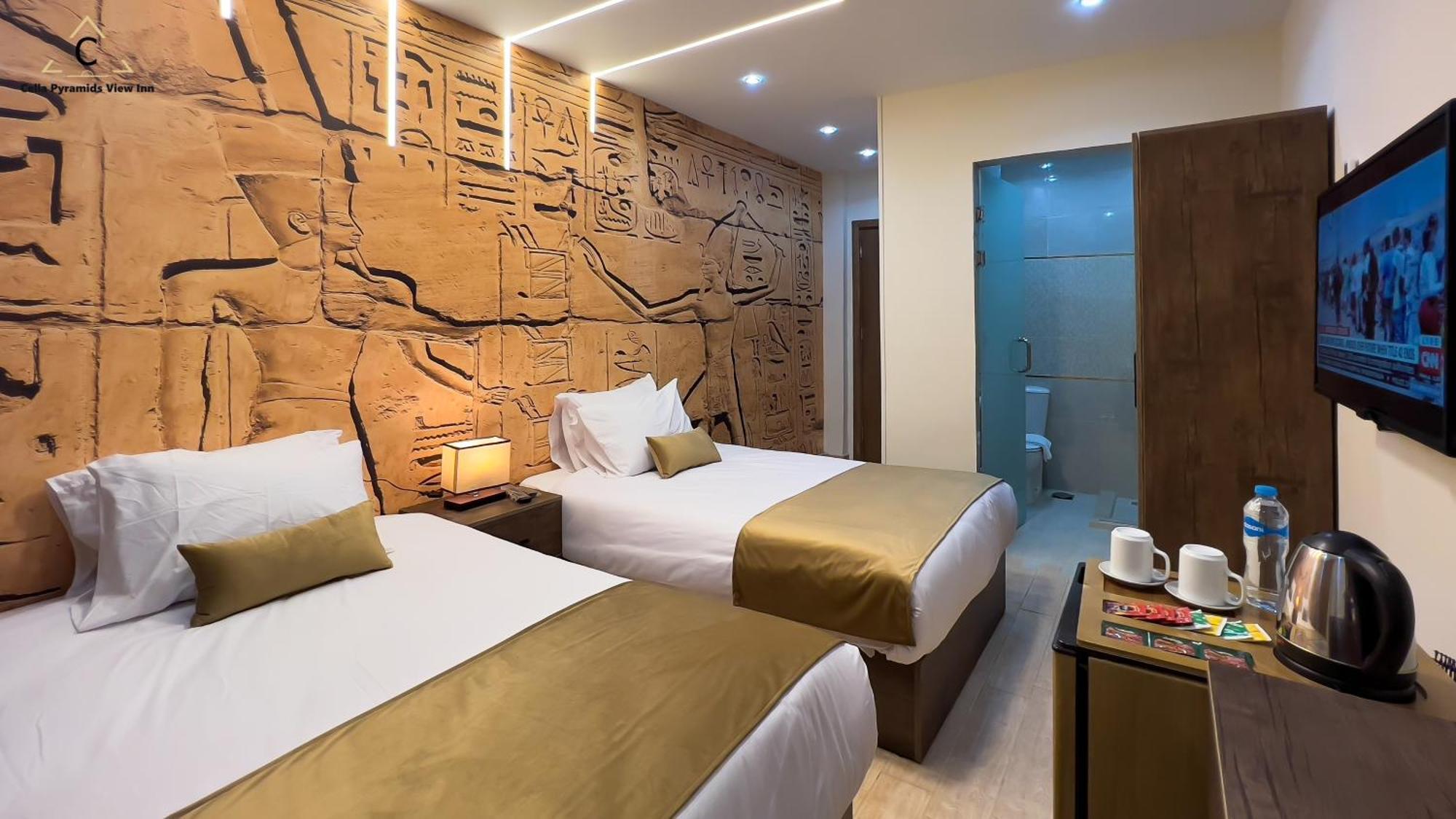 Celia Pyramids View Inn Nazlet el-Sîsi Kültér fotó